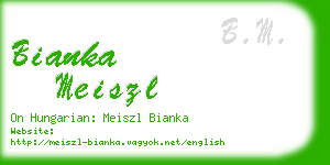 bianka meiszl business card